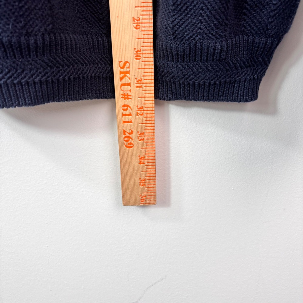 Vintage 1990s Chaps Ralph Lauren Hand Framed Herringbone Sweater Size Large - Picture 5 of 6